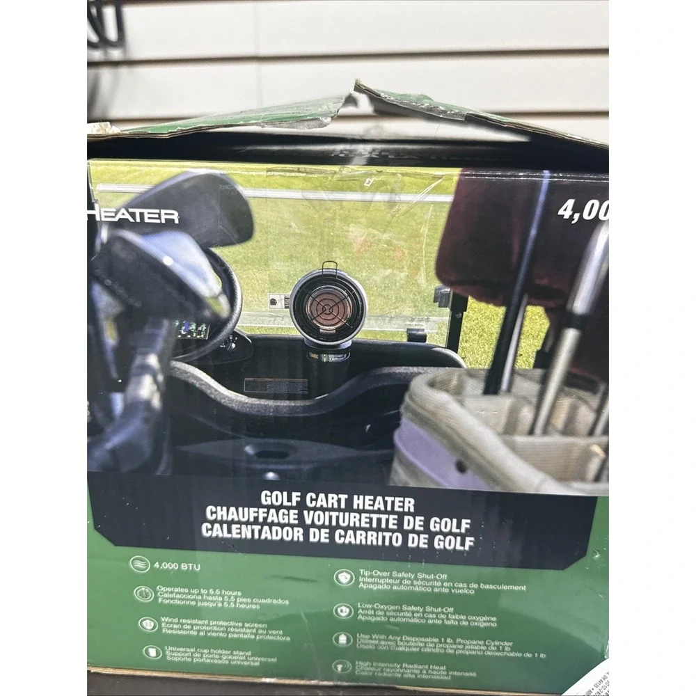 Mr. Heater Golf Cart Heater #MH4GC 4000‎ BTU 5.5 Hr Run Time NEW Open Box
